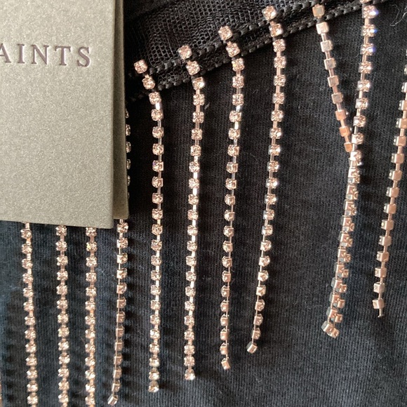 ALL SAINTS fringe tee - Picture 3 of 4